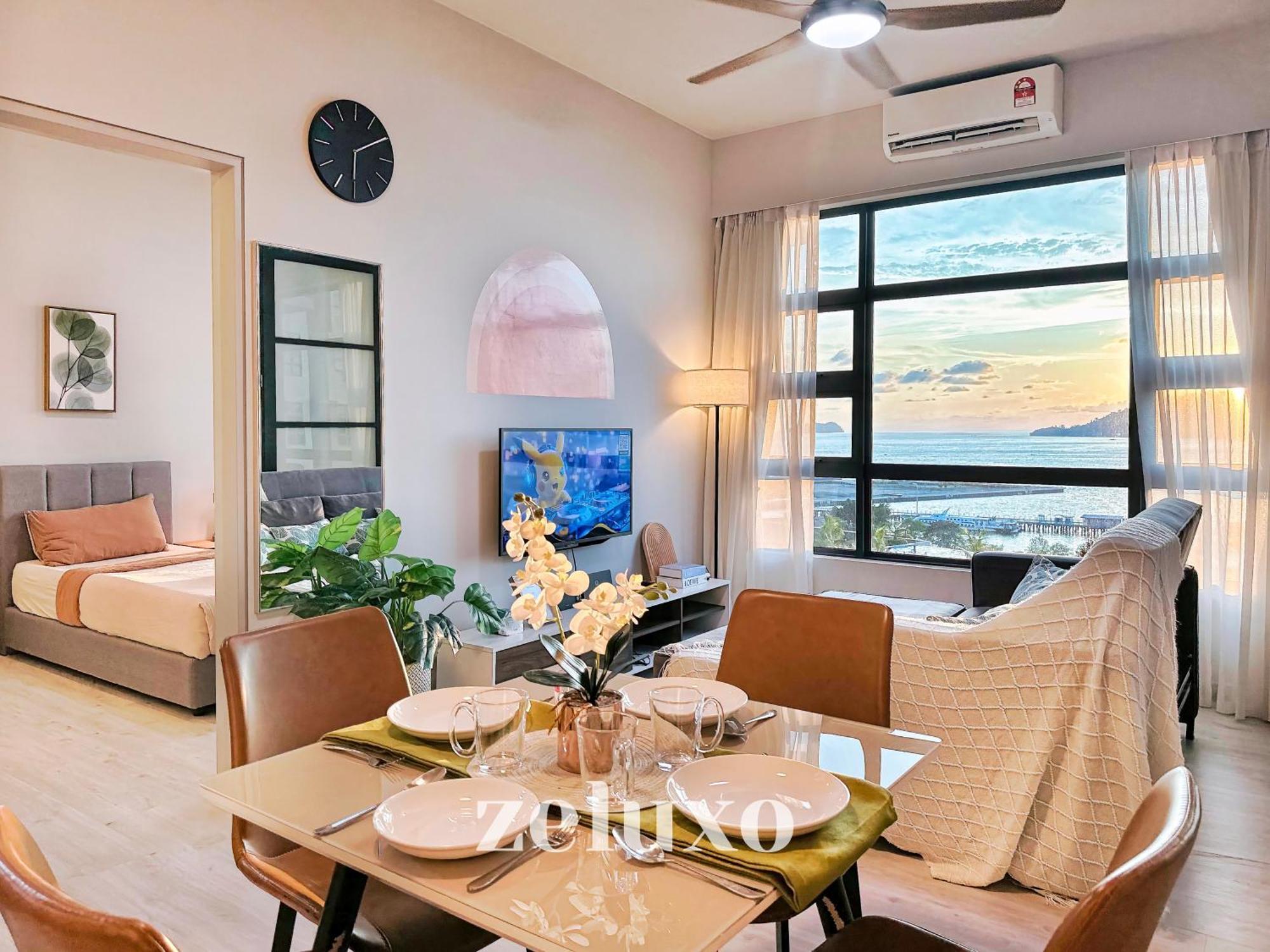 #5 Jesselton Quay City Pads Seaview By Zeluxo Kota Kinabalu Esterno foto