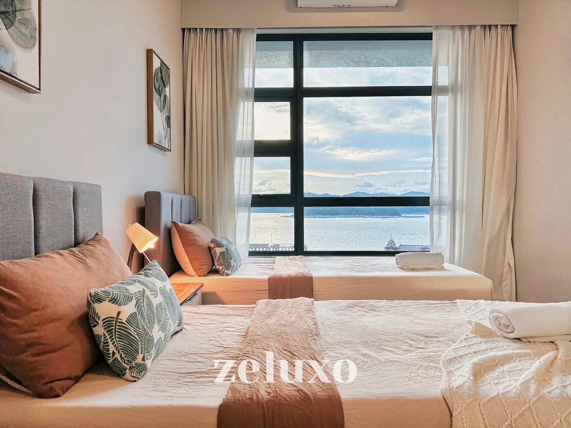 #5 Jesselton Quay City Pads Seaview By Zeluxo Kota Kinabalu Esterno foto
