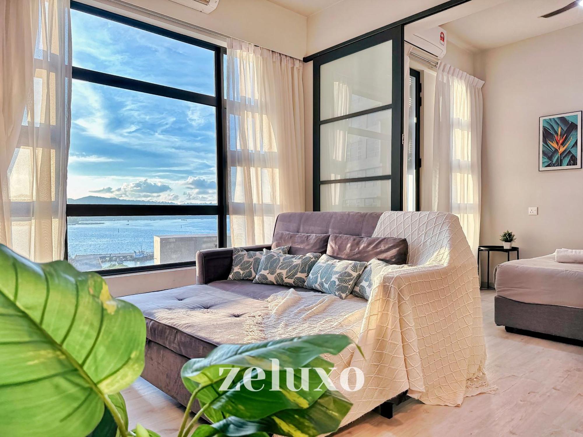 #5 Jesselton Quay City Pads Seaview By Zeluxo Kota Kinabalu Esterno foto