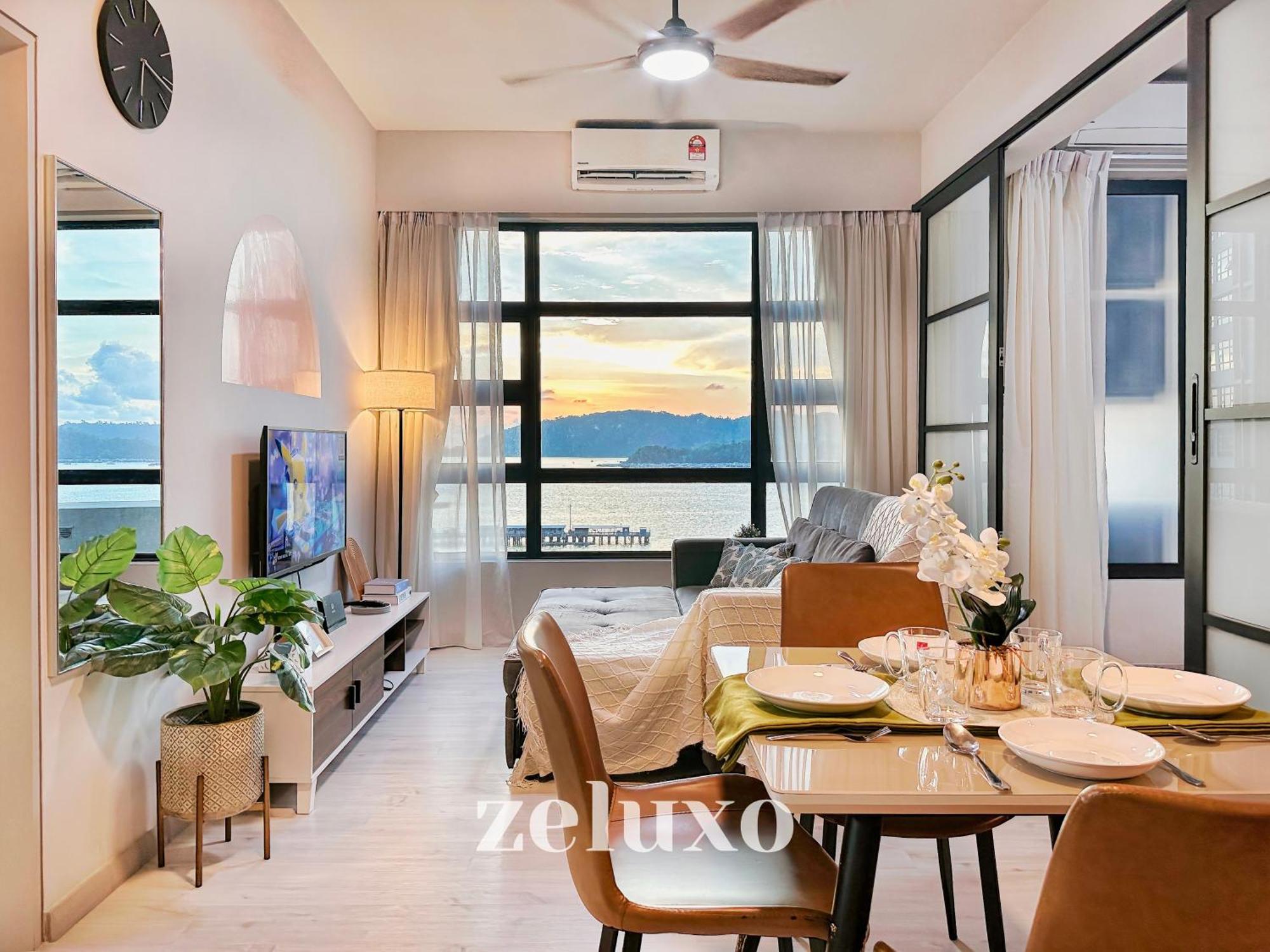 #5 Jesselton Quay City Pads Seaview By Zeluxo Kota Kinabalu Esterno foto